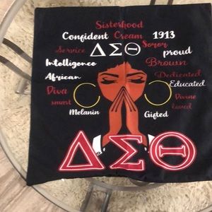 Sorority Delta pillow cover